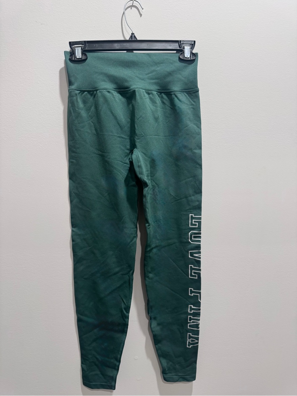 PINK Victoria's Secret Forest Green High-Waist Leggings